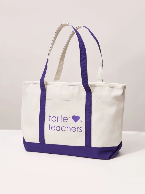 tarte? loves teachers tote bag