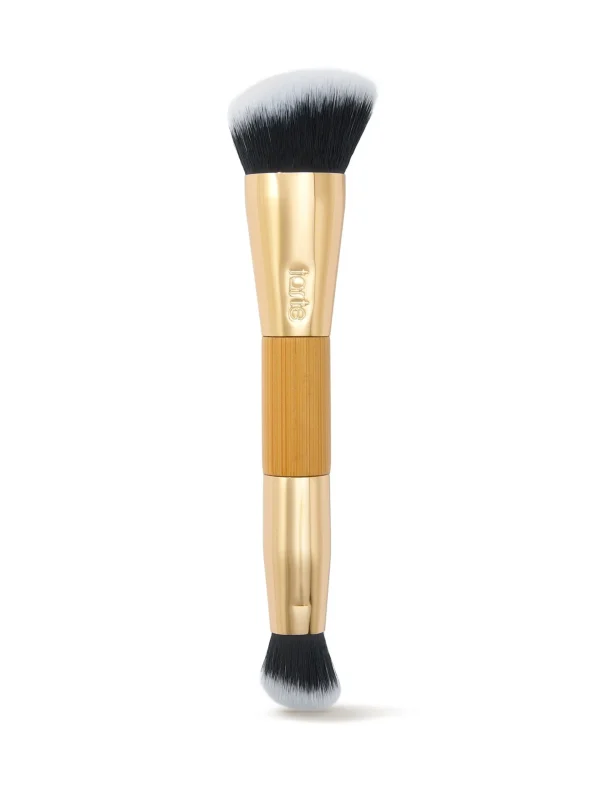 shape tape? double-ended complexion brush